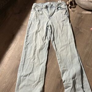Kensie Light Blue Wide-Leg Jeans